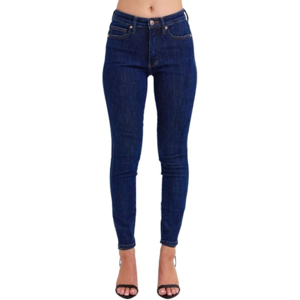Womens Skinny Jeans Mid-Rise Tummy Control Stretch Classic Fit Comfort